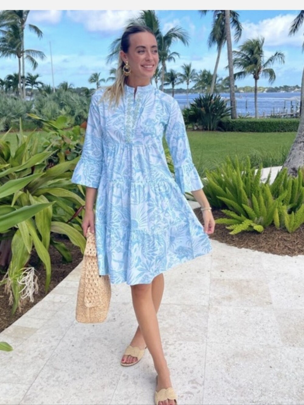 Sheridan French Caty Sky Jardin dress Medium NWT - Picture 1 of 10